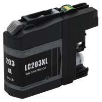 Compatible Brother LC203BK ink cartridge, Black