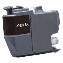 Compatible inkjet cartridge for Brother LC401BK - black