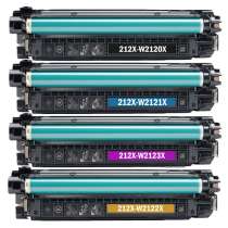Compatible HP 212X toner cartridges - 4-pack