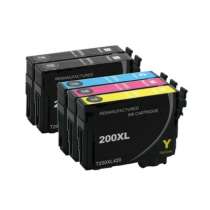 Remanufactured Epson 200XL ink cartridges, 5-pack