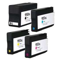 Remanufactured HP 950XL / 951XL ink cartridges, 4-pack